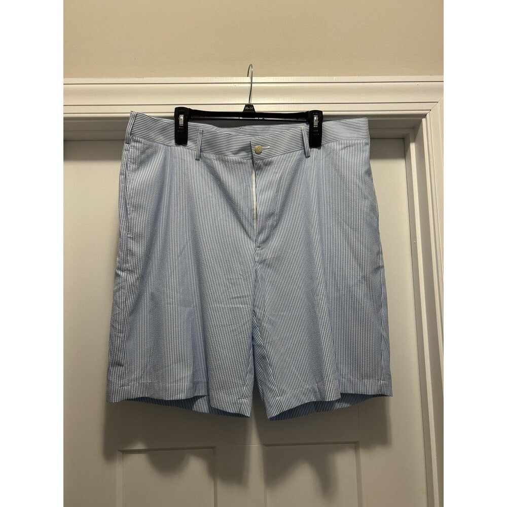 Pro Tour COOLPLAY Blue White Striped Men's Size 40  Golf Performance Shorts